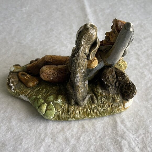 NatureCraft Lazy Life No 811 Hand Painted Stoneware 70s Figurine England FLAWS - Picture 9 of 12